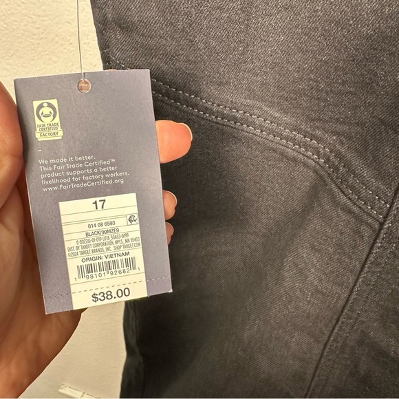 Universal Thread | Black Denim Midi Dress - Picture 3 of 7